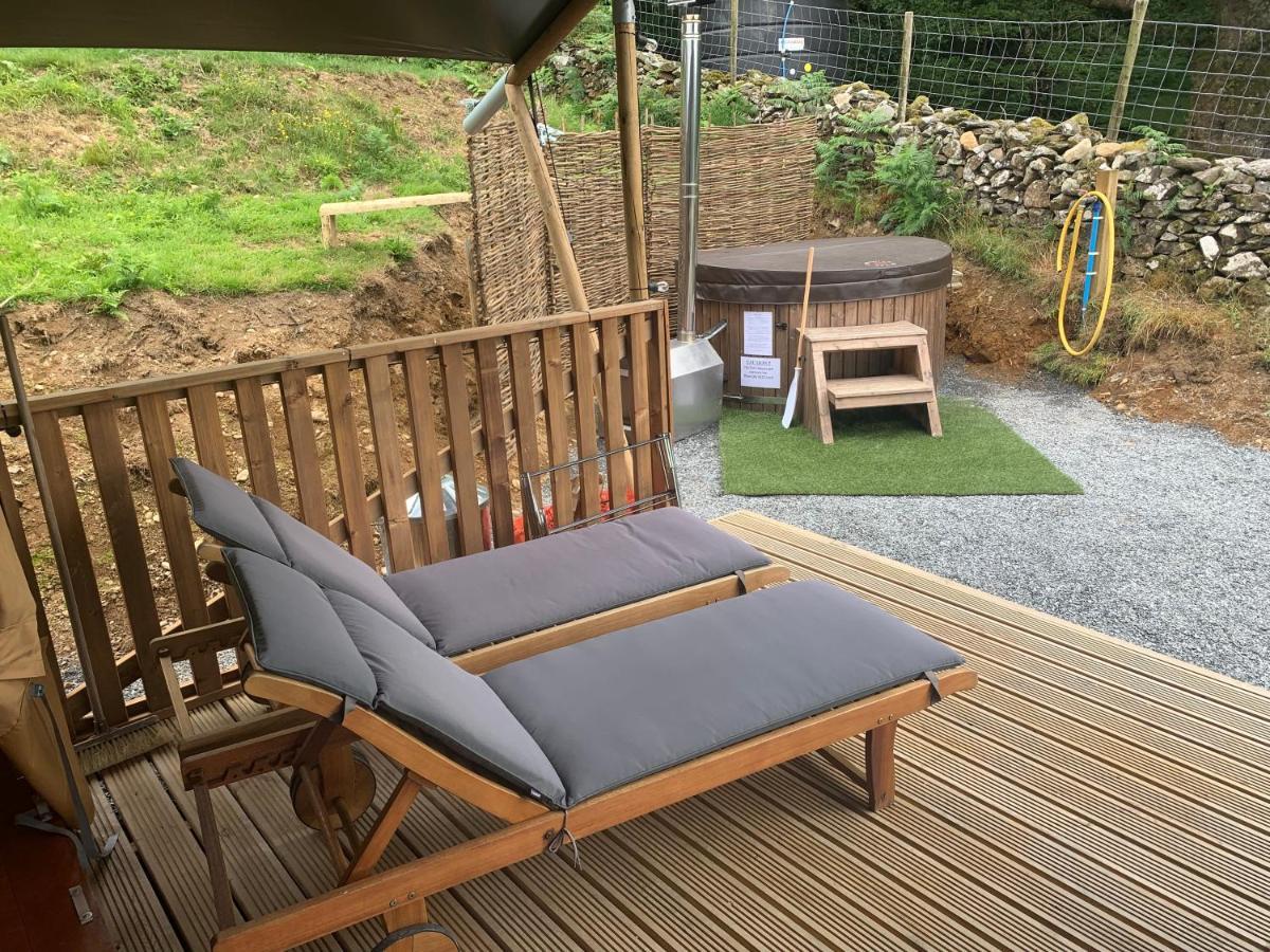Mountain View Safari Tent With Hot Tub In The Heart Of Snowdonia Dolgellau Exterior foto